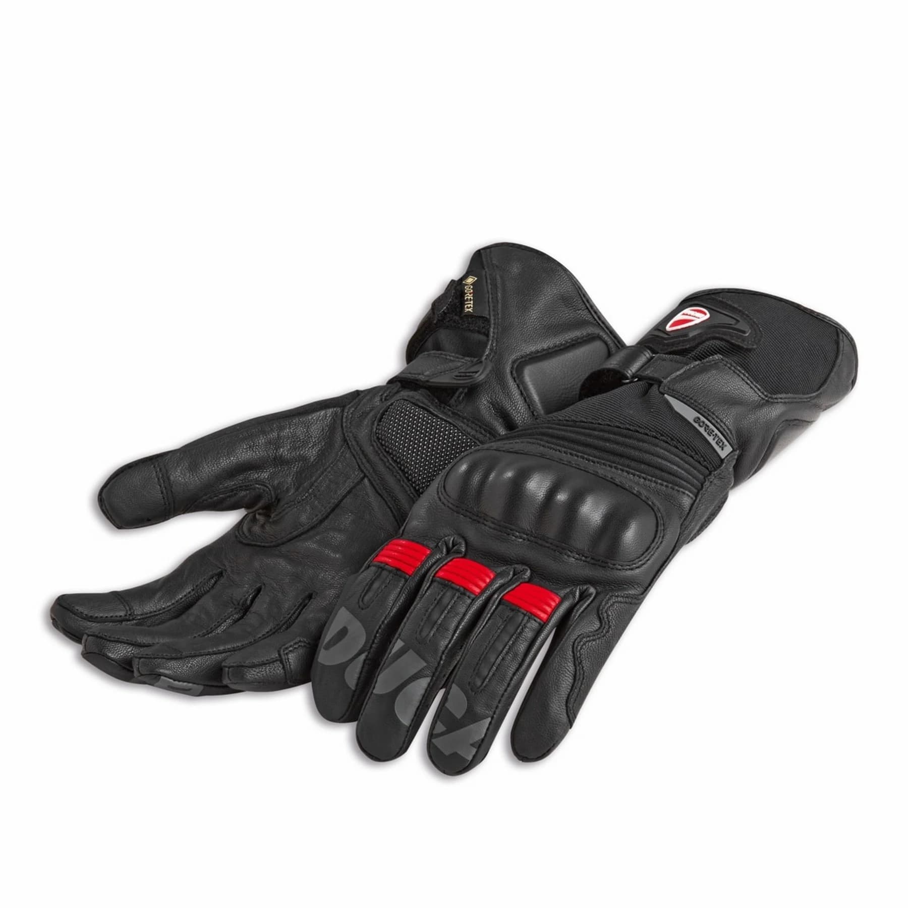 Fabric-leather gloves-Strada C5 — L